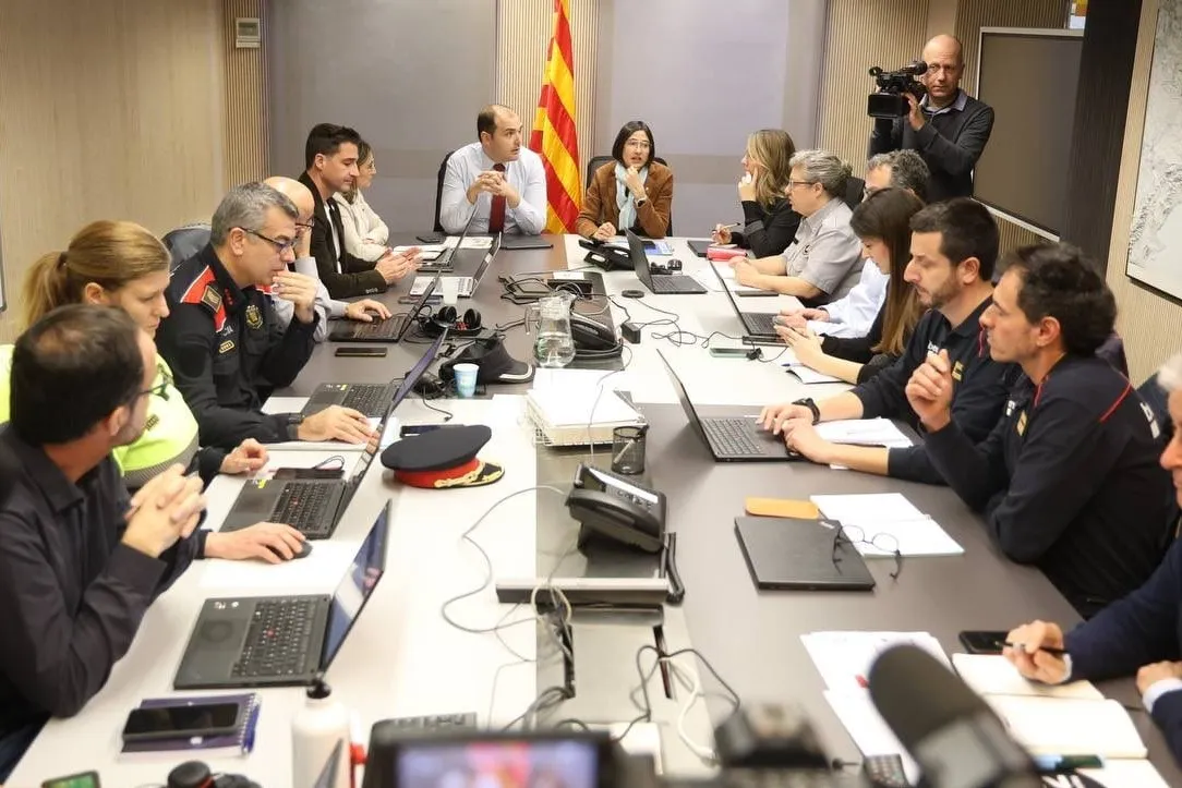 Al Penedès, amb alerta màxima per la ventada, els treballadors van haver de decidir sols