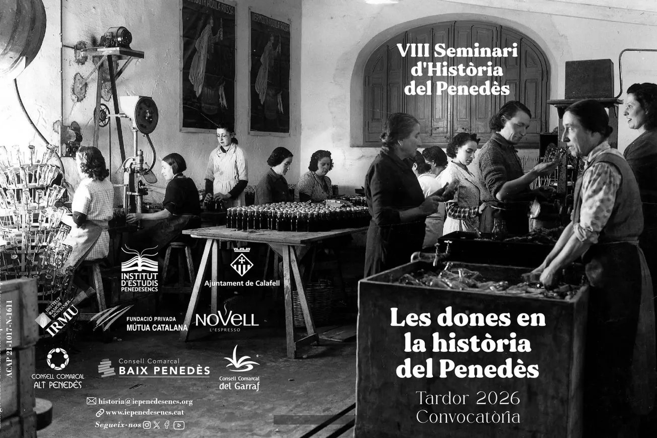 L'IEP convoca el VIII Seminari d'Història del Penedès centrat en les dones